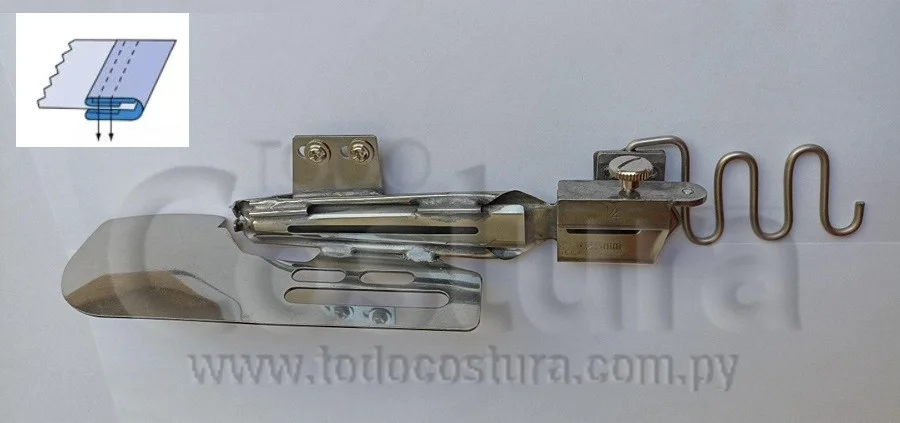 DOBLADILLADOR CON ELASTICO (2,5 - DD) COLLARETA CERRADA