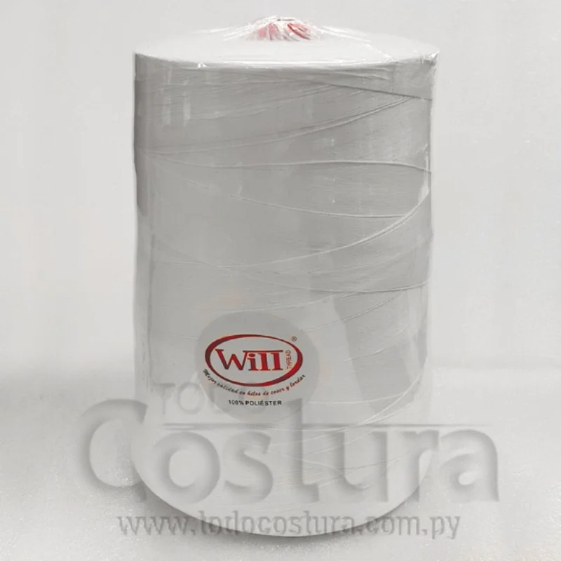 HILO PARA CERRADORA DE BOLSA (301 - BLANCO - 5KG.) 12/4