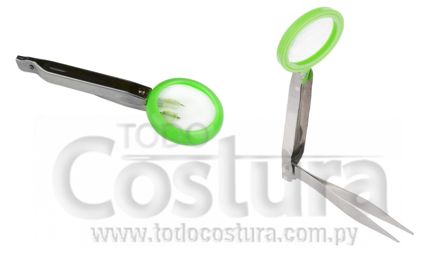 PINZA PARA ENHEBRAR (CON LUPA)