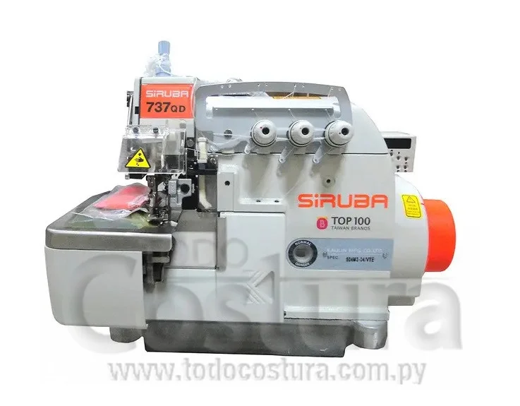 OVERLOCK (ELECTRONICA - NORMAL) SIRUBA 737QD-504M2-04/VTE (MOTOR INCORPORADO)