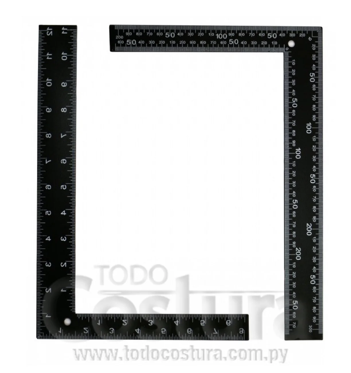 ESCUADRA (METAL) 30CM