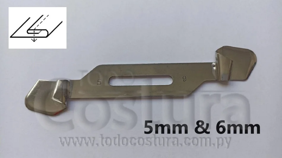 DOBLADILLADOR (DOBLE - 5X6MM) COLLARETA INDUSTRIAL