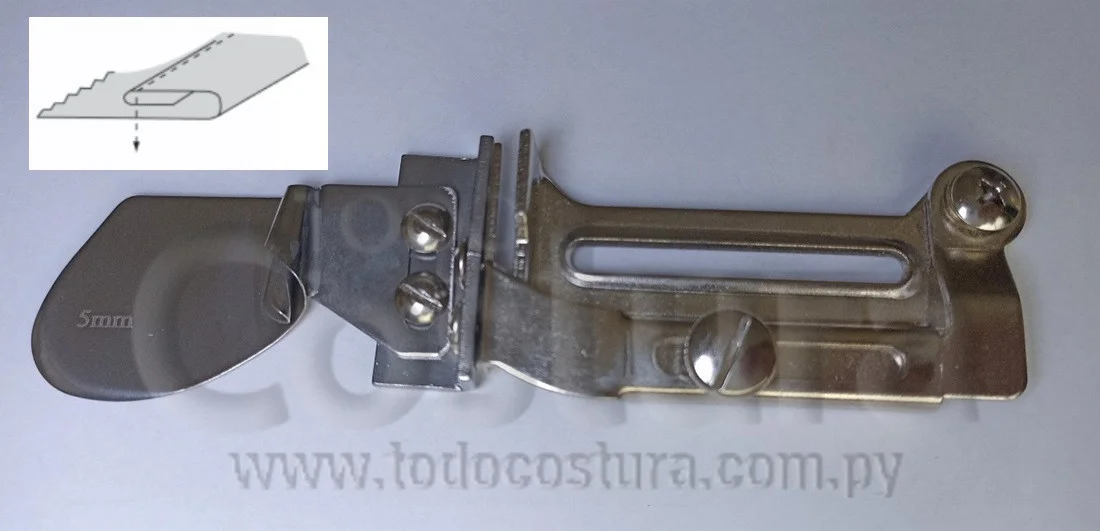 DOBLADILLADOR P/ CAMISA (0,5MM) RECTA INDUSTRIAL