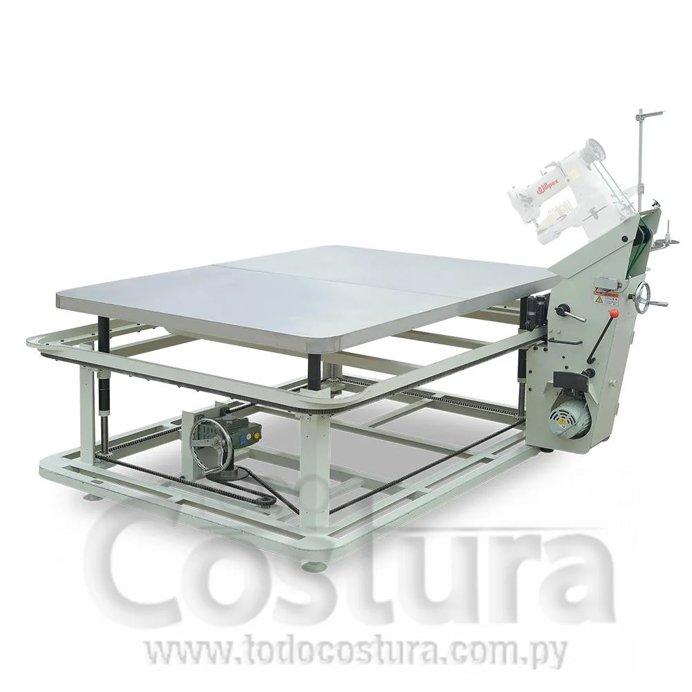 MESADA COMPLETA CON MOTOR PARA COSER COLCHON (1930 X 1500MM)