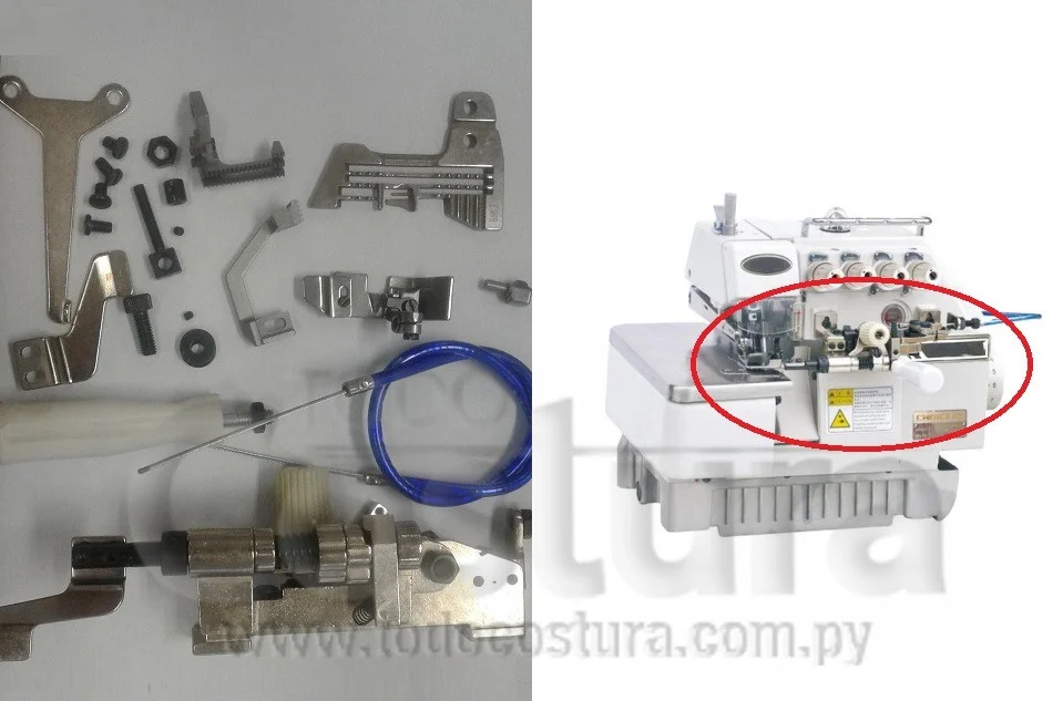 KIT FRUNCIDOR (GA-4) OVERLOCK SIRUBA 700F