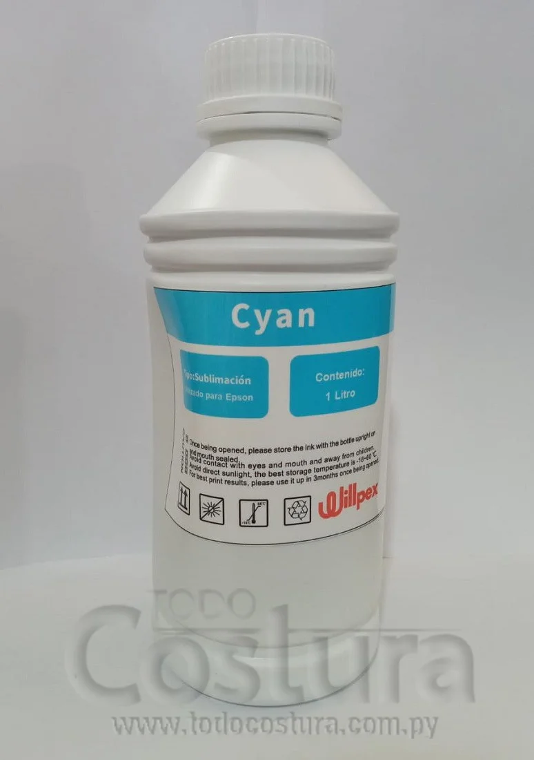 TINTA (CYAN - 1 LITRO) IMPRESORA SUBLIMACION