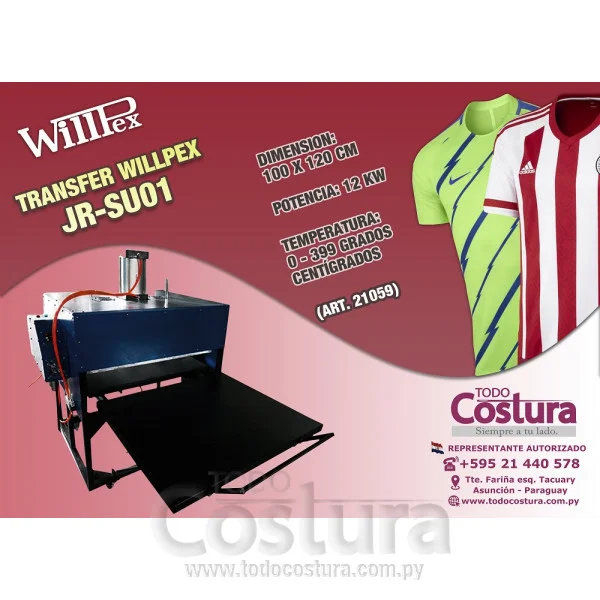 TRANSFER NEUMATICA (DOBLE BANDEJA - 120X100 CM) WILLPEX JRSU01