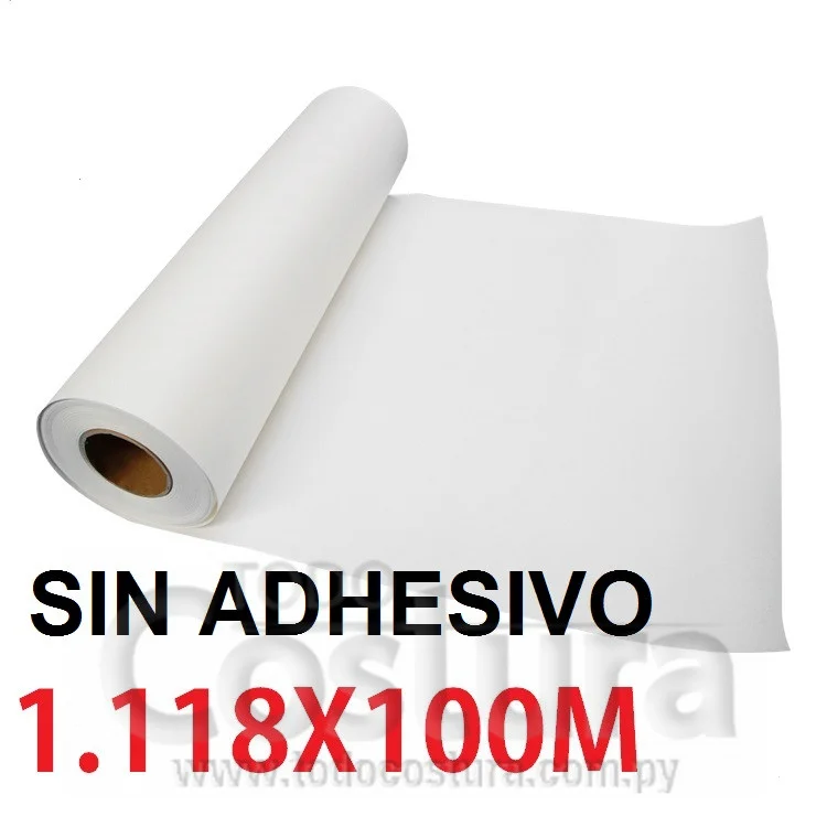 PAPEL SUBLIMACION (1.118 X 100M - 100 GRAMOS)