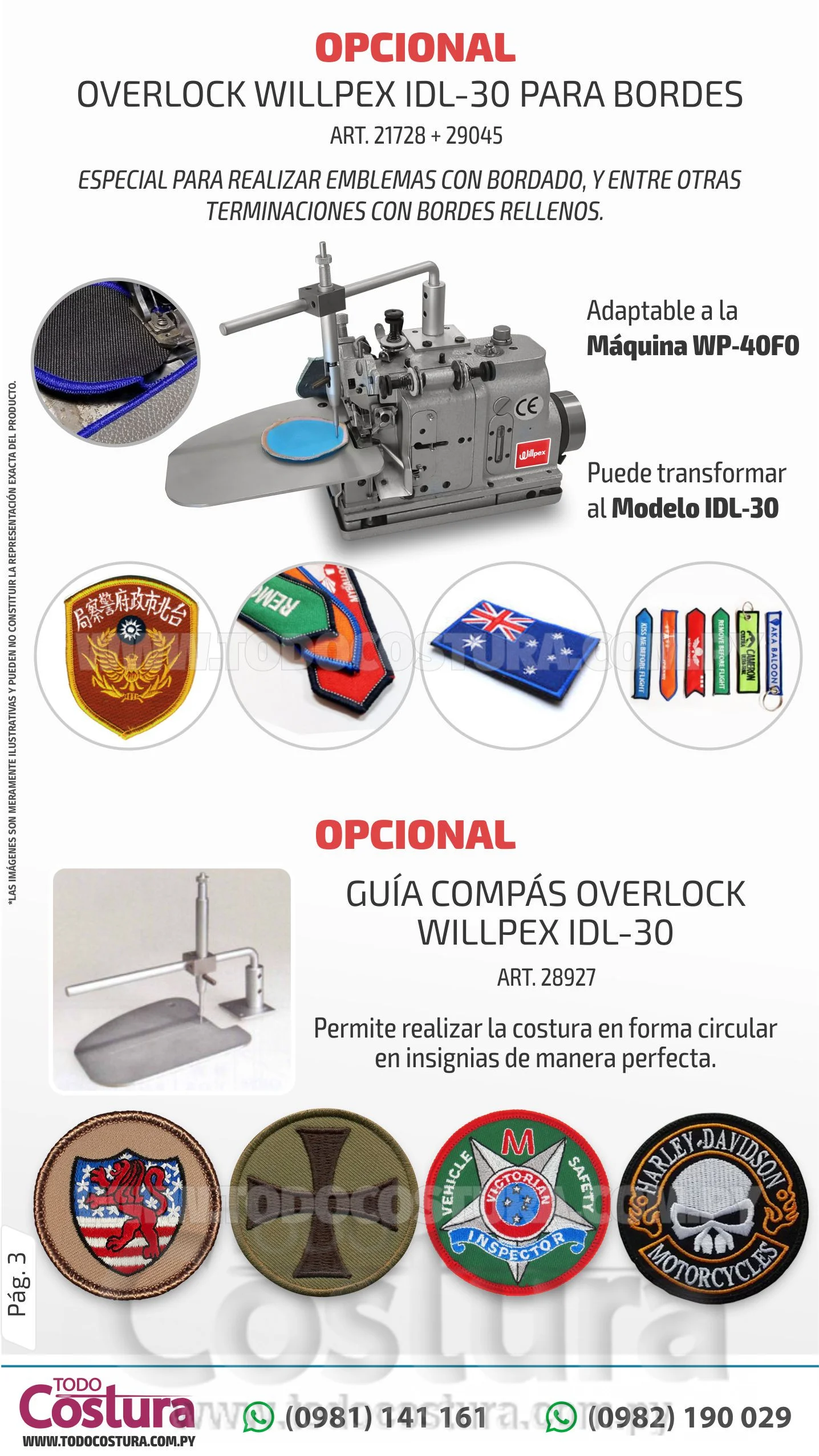 OVERLOCK FLATLOCK INDUSTRIAL (4 HILOS) WILLPEX WP-40F0