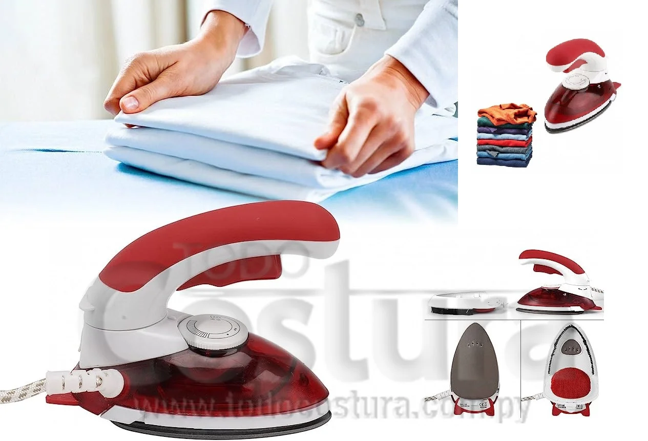 PLANCHA MINI PORTATIL (CON VAPOR) HT-558