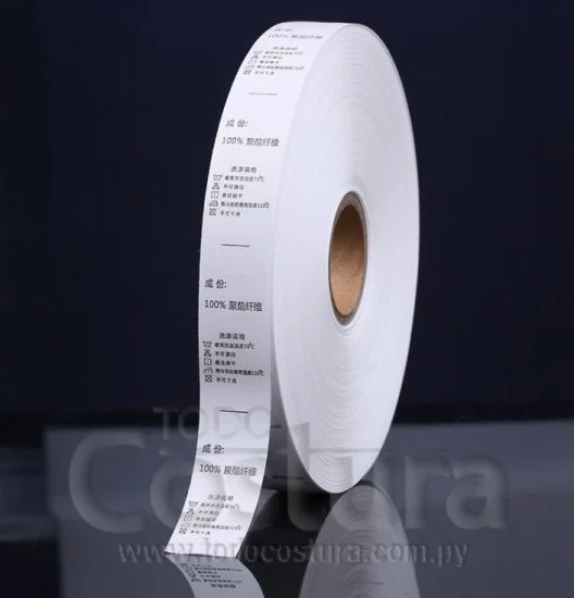 ETIQUETA (TAFFETA - BLANCO - 30MM X 200 METROS) NL039