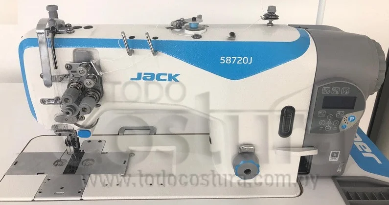 DOBLE AGUJA ELECTRONICA (LIVIANA) JACK JK-58420J-403E (MOTOR INCORPORADO)