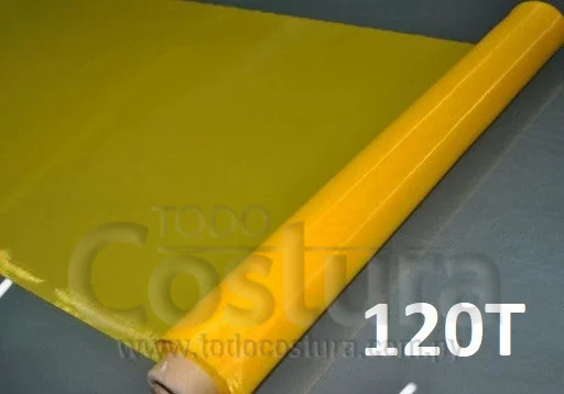 MALLA (120T - ANCHO: 1,27 MTS - AMARILLO) PARA BASTIDOR DE SERIGRAFIA