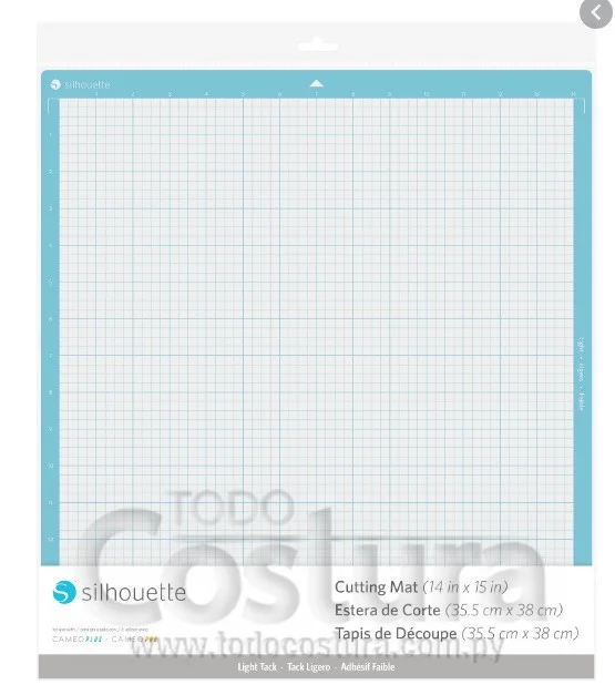 TAPETE (38 PULG. X 35 CM - ADHESIVO REGULAR) CORTADORA DE PLOTTER SILHOUETTE CAMEO 4 PLUS