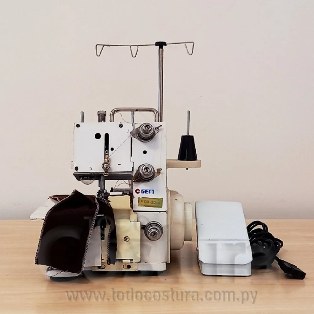 MINI-OVERLOCK GEMSY RXM3D-A (SEMI-NUEVA)