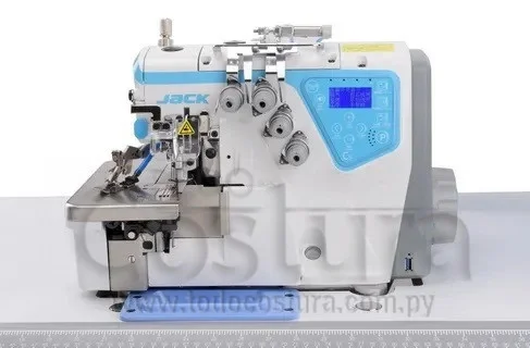 OVERLOCK CON ATRAQUE (ELECTRONICA - 4 HILOS) JACK C5S-4-83/323/BK (MOTOR INCORPORADO)