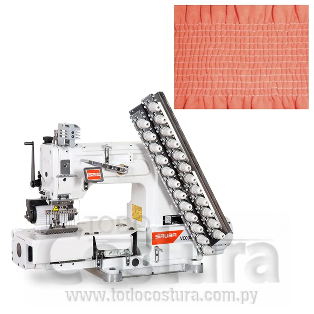 ENGOMADORA (12 AGUJAS - P/ HILO DE GOMA) SIRUBA VC008-12064P/VSC