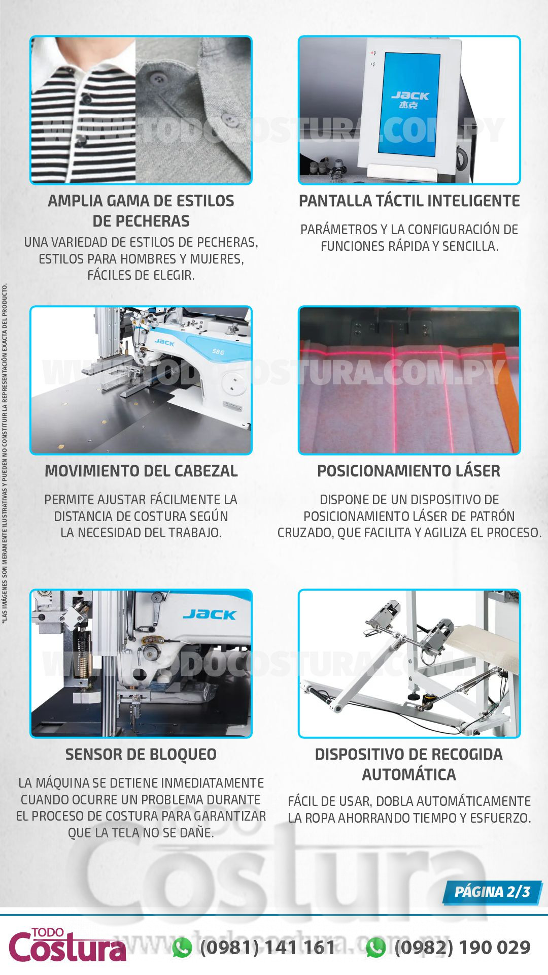 MAQ. RECTA AUTOMATA PARA CARTERON POLO JACK JK-T5878G-58