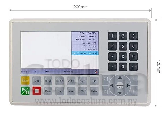 PANEL (RDV6445G) GRABADORA LASER CCD WILLPEX 6090/1390