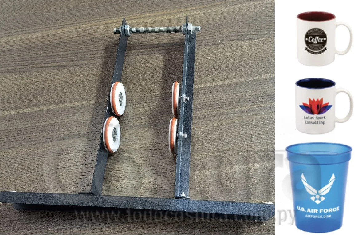 EJE ROTATIVO PARA TAZAS IMPRESORA UV WILLPEX A2850 UV