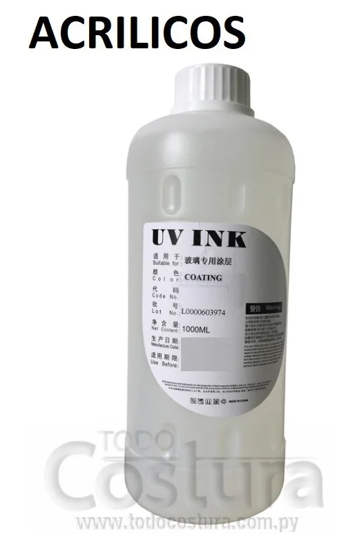 LIQUIDO COATING PARA ACRILICOS (1 LITRO) PARA IMPRESORA UV WILLPEX 3250 UV