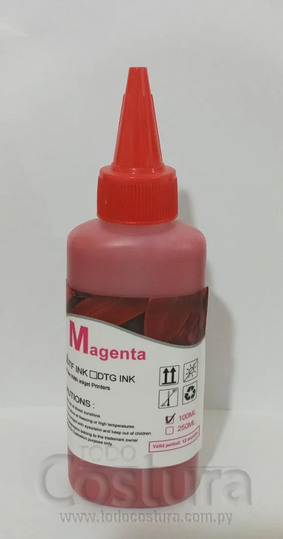TINTA PIGMENTADA (MAGENTA - 100ML) PARA IMPRESORA DTF