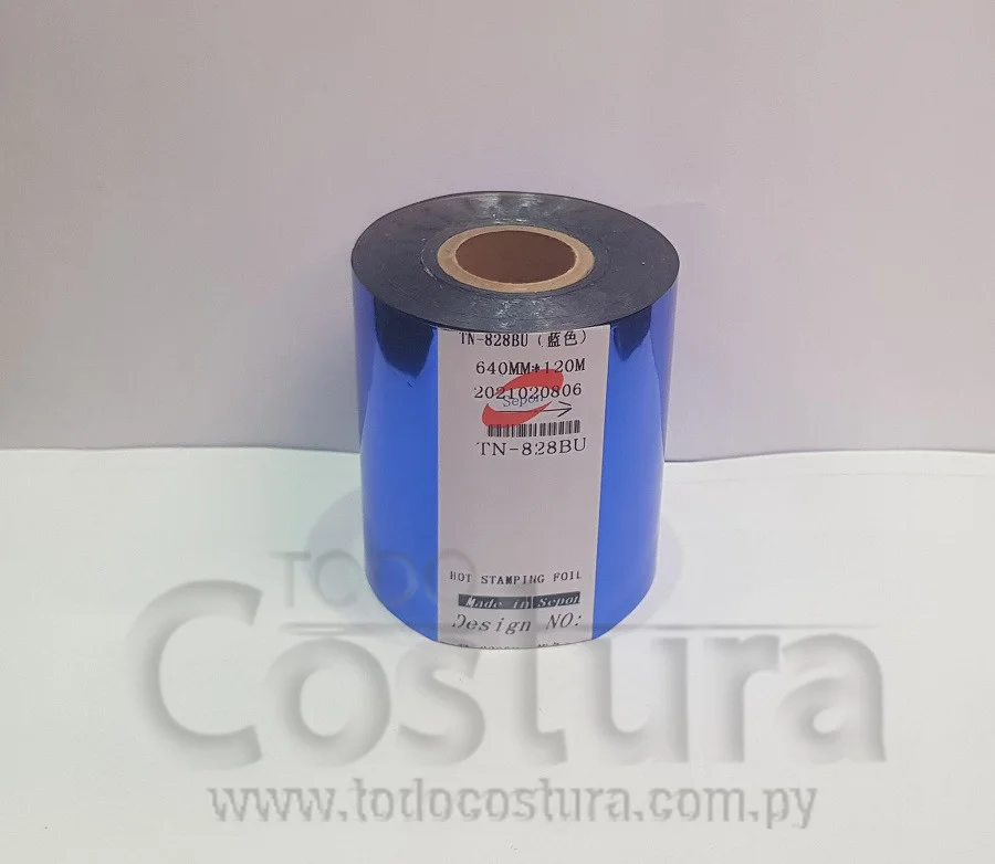 ETIQUETA FOIL AZUL (8CM X 120 METROS) P/ TRANSFER WILLPEX