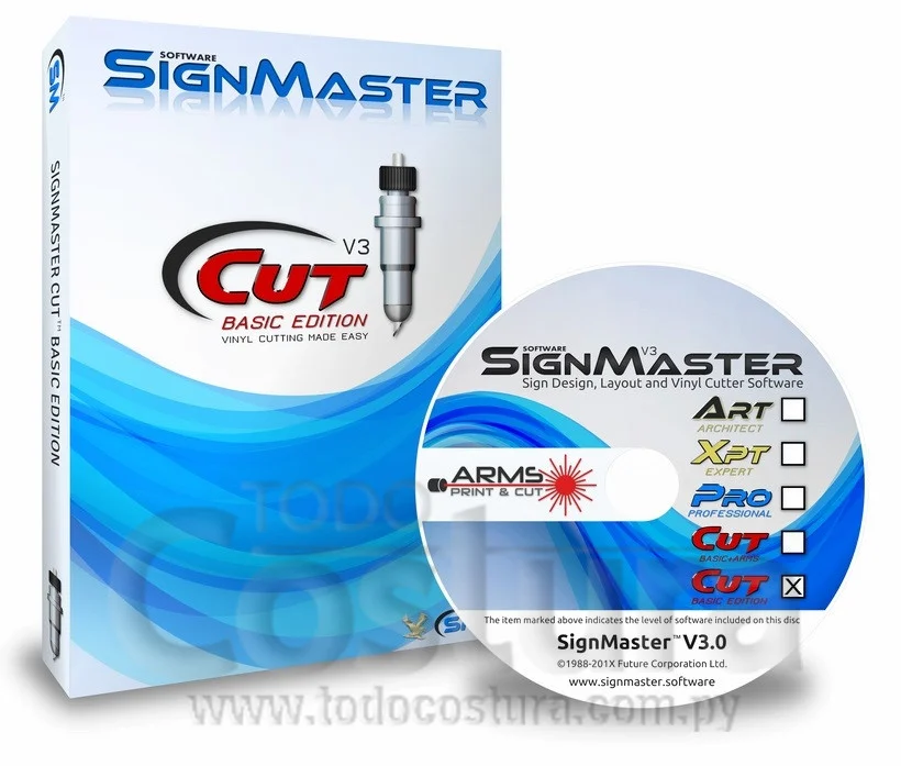 SOFTWARE SIGNMASTER CUT BASIC ED PARA CORTADORA DE PLOTTER