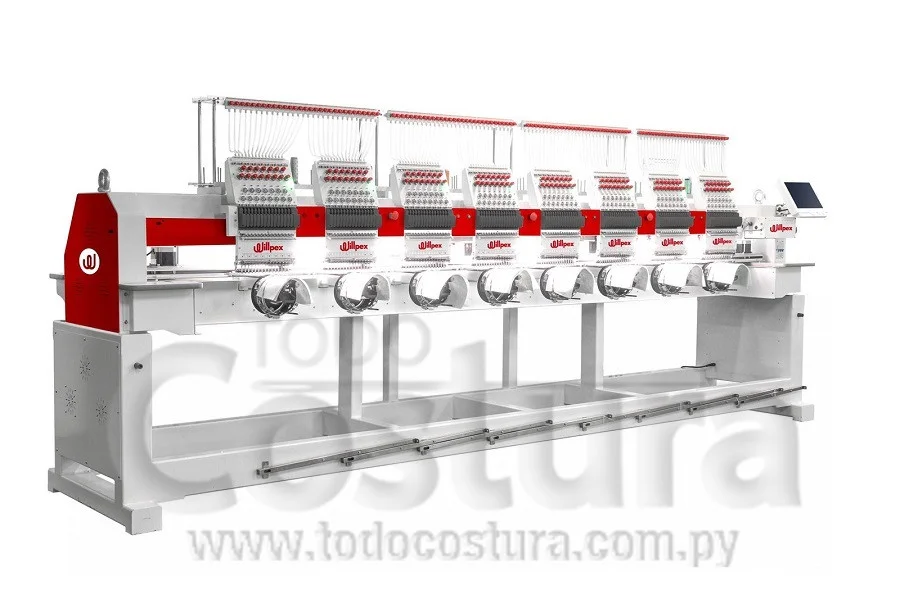 BORDADORA INDUSTRIAL (8 CABEZALES) WILLPEX WP1208