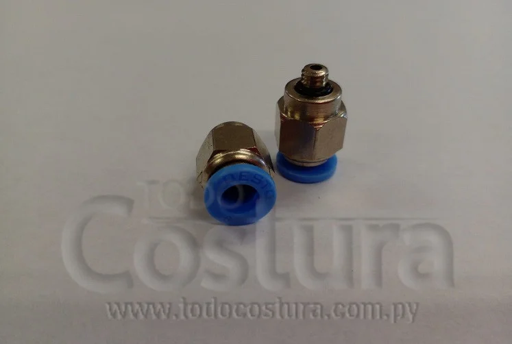 PINO (6MM - RECTO) UNION DE MANGUERA COLLARETA JACK K4-UT-35ACX364