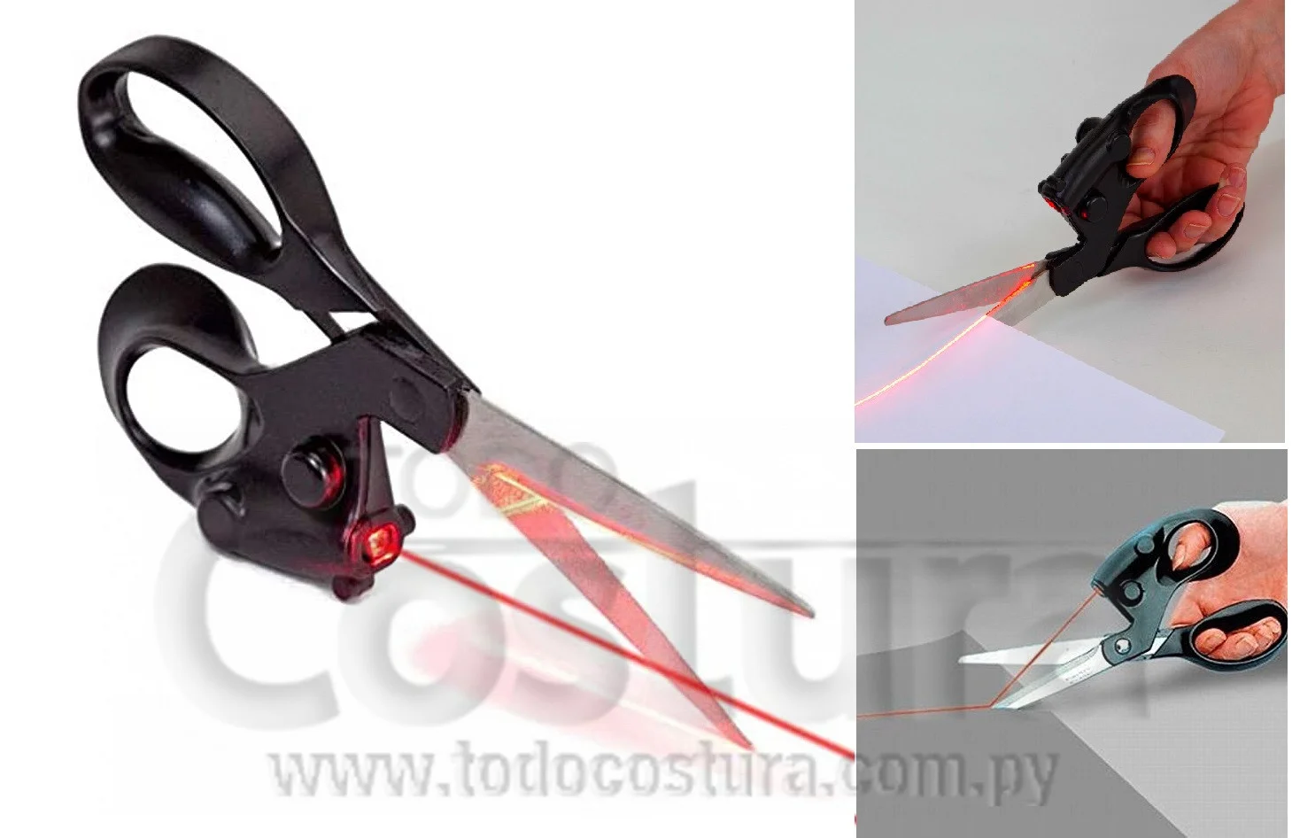 TIJERA 8,5 PULG.  (CON PUNTERO LASER)