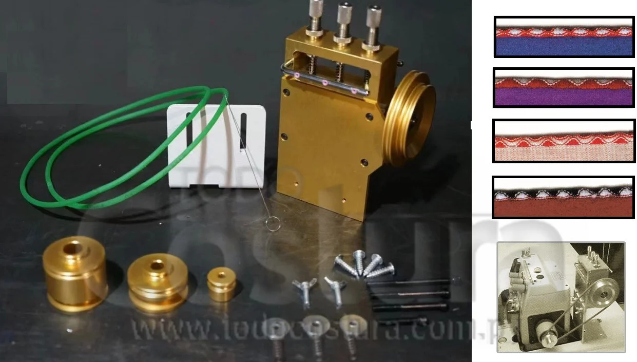 KIT PARA COSTURA DE BORDES OVERLOCK INDUSTRIAL 3 HILOS