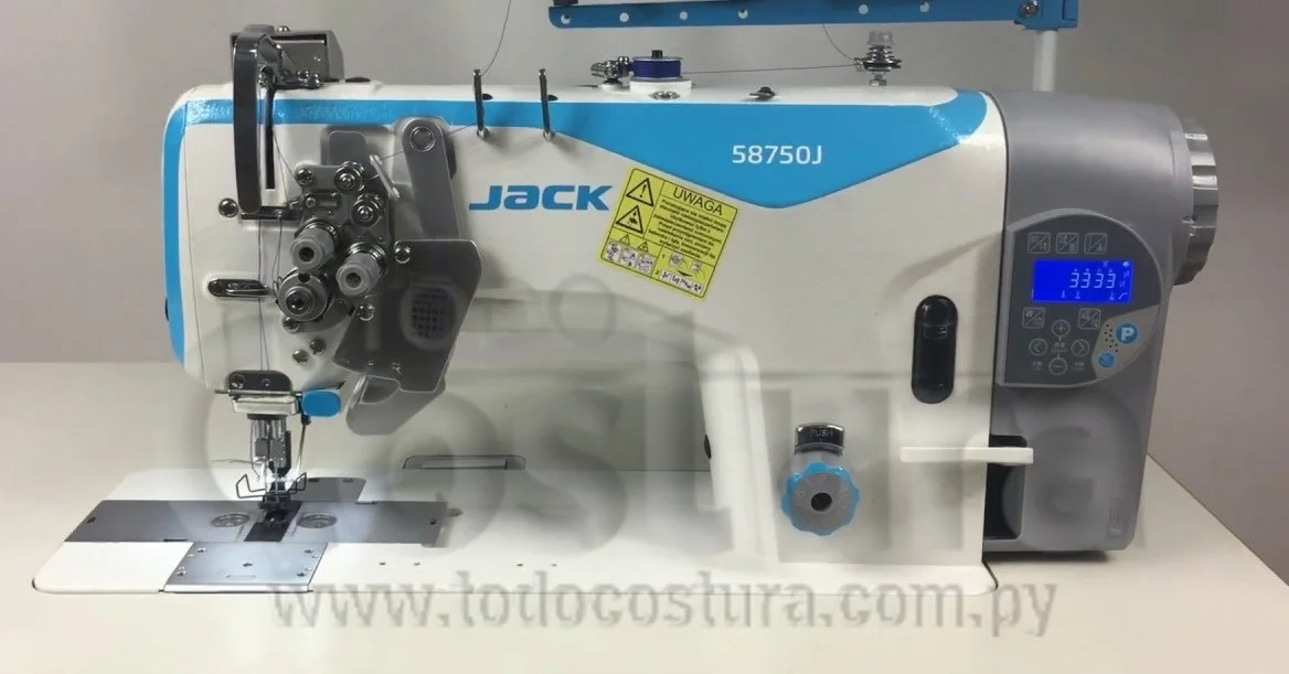 DOBLE AGUJA PESADA (ELECTRONICA - REBATIBLE) JACK JK-58450J-405E(MOTOR INCORPORADO)