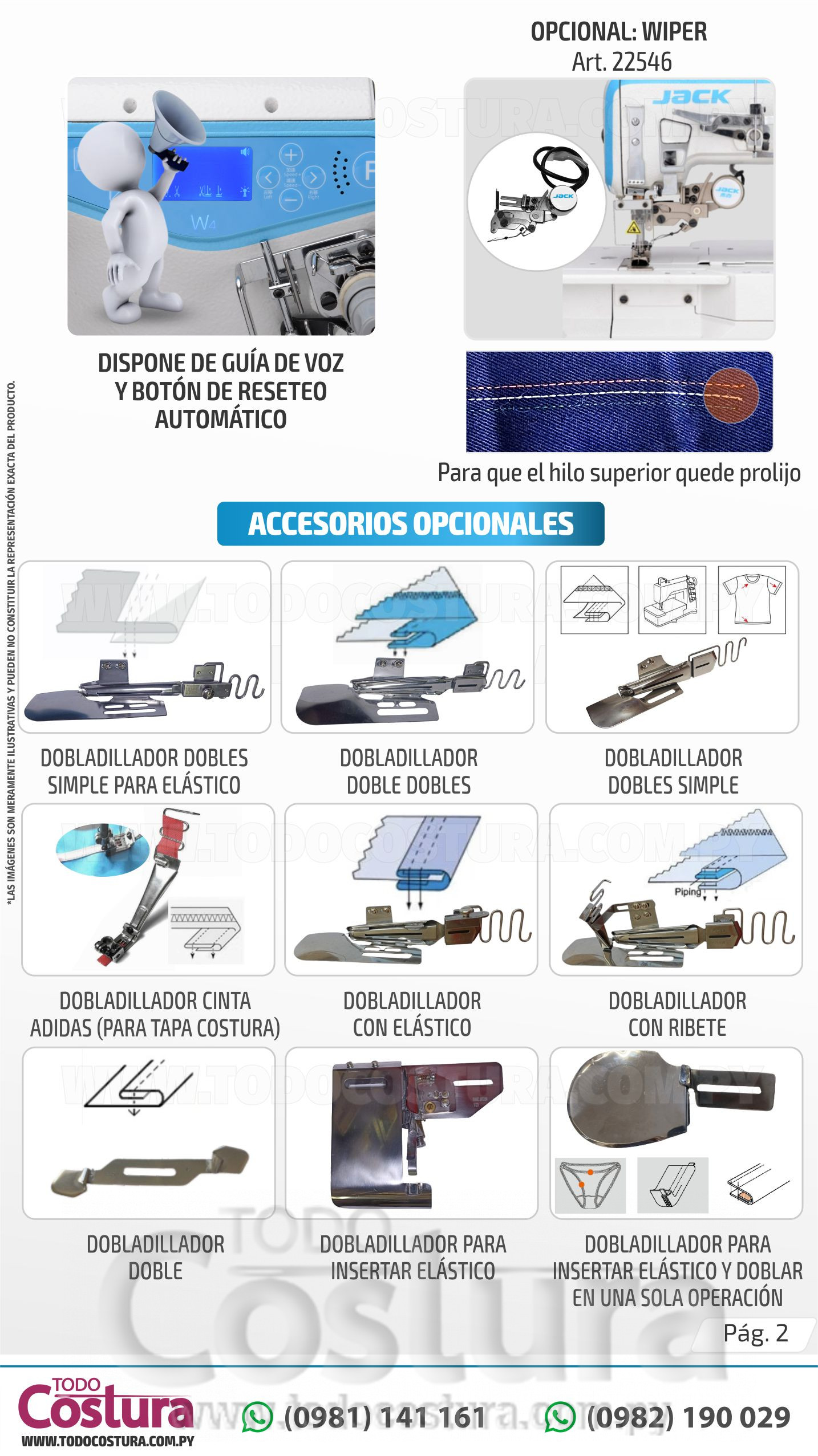 COLLARETA (ELECTRONICA - NORMAL) JACK W4S-UT-01GBX364 (MOTOR INCORPORADO)