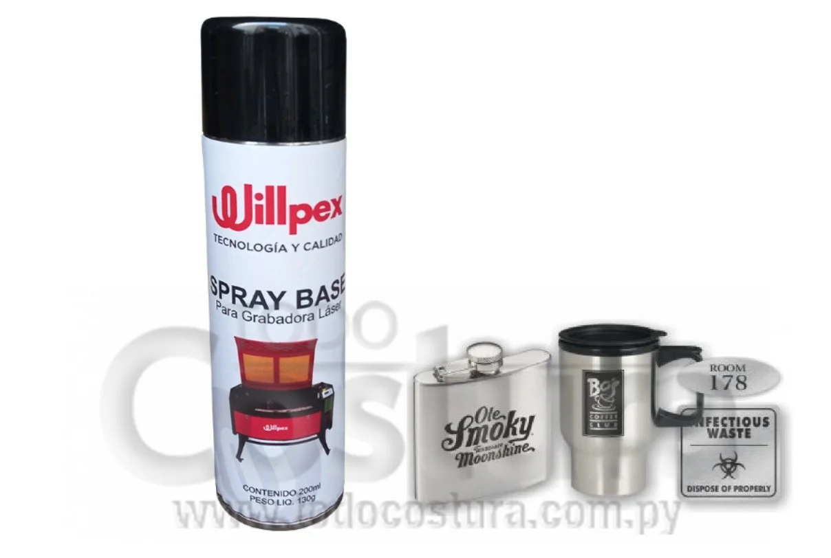 SPRAY AEROSOL BASE PARA GRABADO LASER (200 ML) WILLPEX