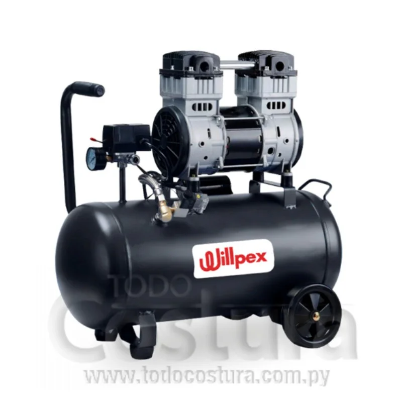 COMPRESOR SILENCIOSO (50 LITROS - 1 CABEZAL 750W) WILLLPEX GDG50