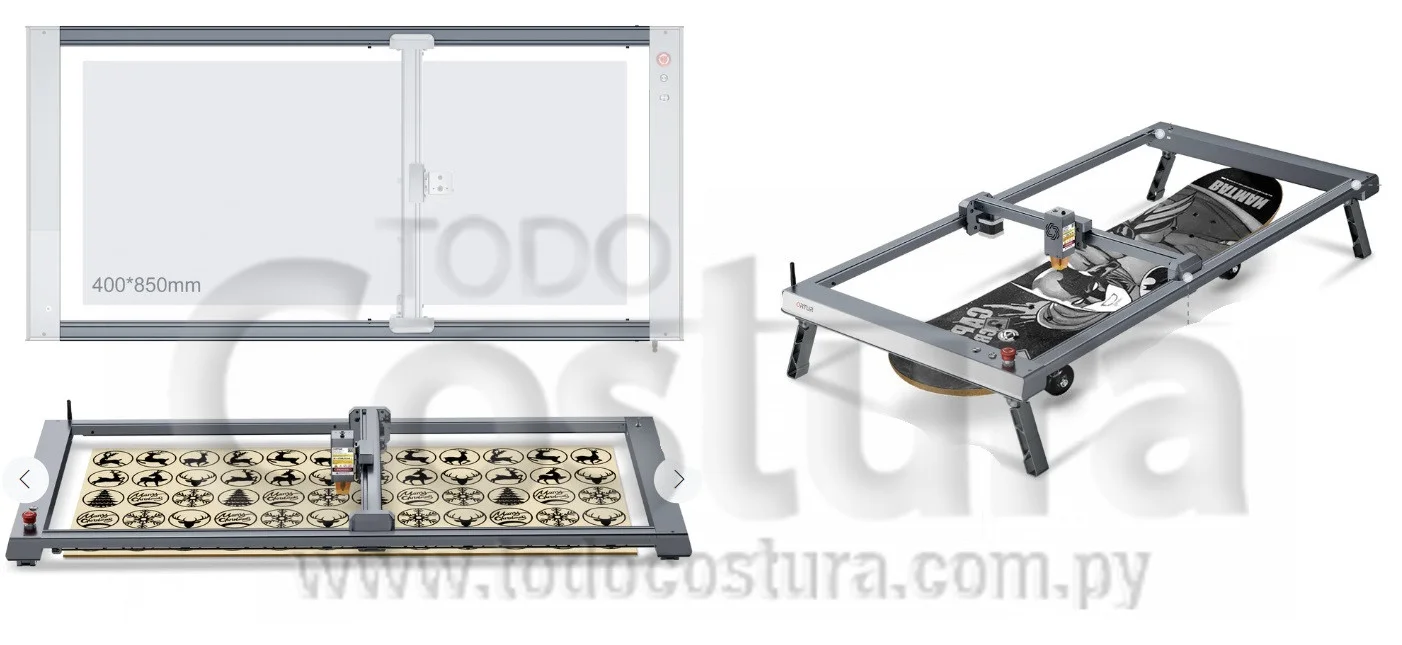 SOPORTE EXTENSOR (85X40 CM) GRABADORA LASER A DIODO WILLPEX OLM3