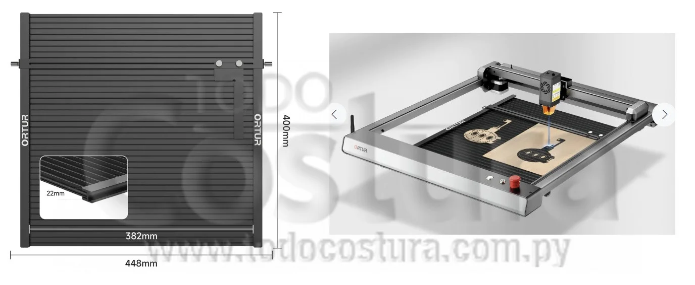 BASE PLATAFORMA GRABADORA LASER A DIODO WILLPEX OLM3