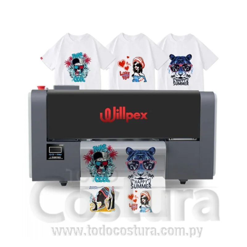 IMPRESORA DTF INDUSTRIAL (DOBLE CABEZAL - 30 CM) WILLPEX 30CM-B