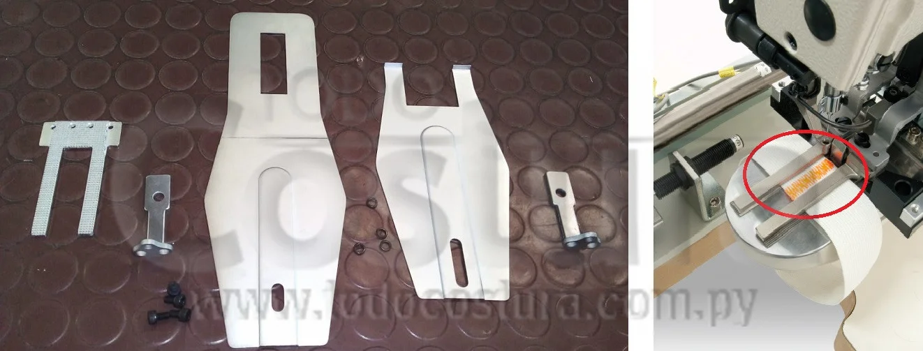 KIT COMPLETO PARA UNIR ELASTICO ATRACADORA JACK JK-T1906GP