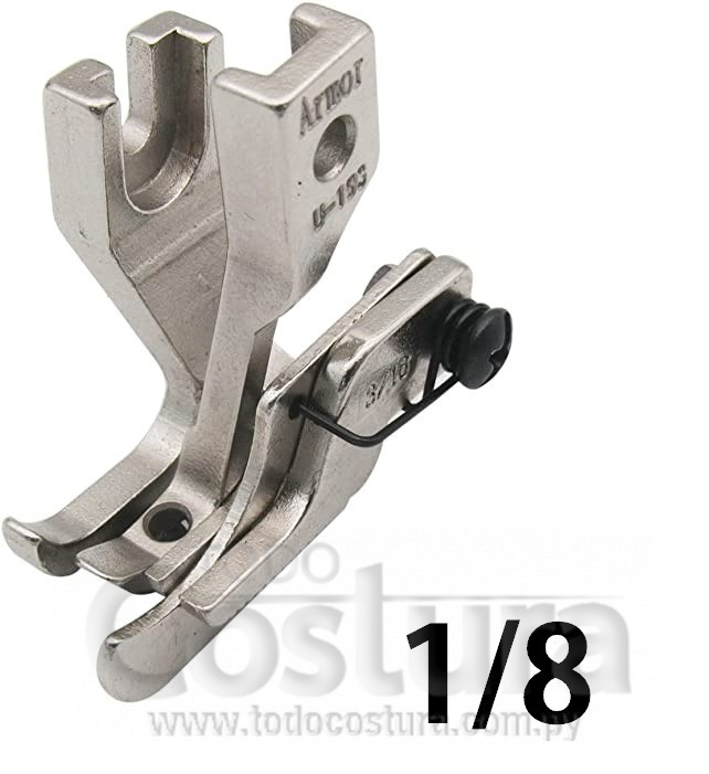 PRENSATELA (CON GUIA 1/8 - DERECHO) RECTA DOBLE ARRASTRE MITSUBISHI DY-350 / JACK H2 (SET)