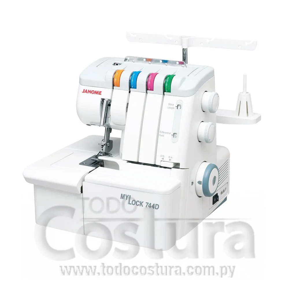 OVERLOCK FAMILIAR (4 HILOS) JANOME 744D