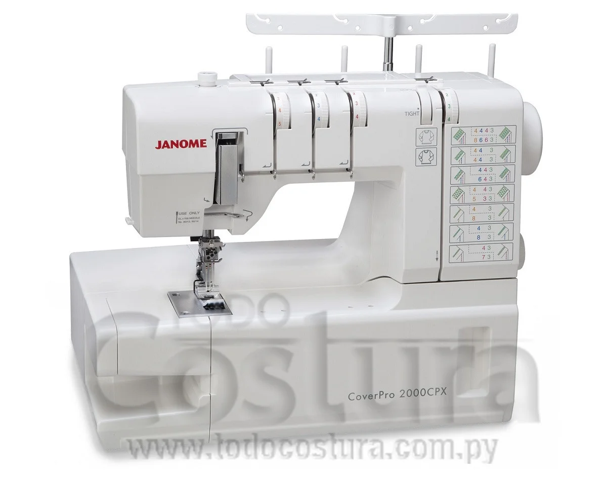 COLLARETA FAMILIAR (4 HILOS) JANOME 2000CPX