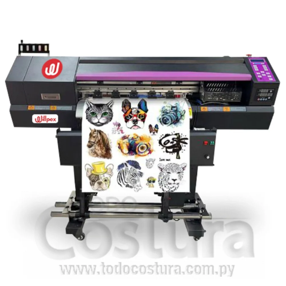 IMPRESORA DTF INDUSTRIAL (DOBLE CABEZAL - 60 CM) WILLPEX 60CM-XP600DTF (CON ESTANTE)