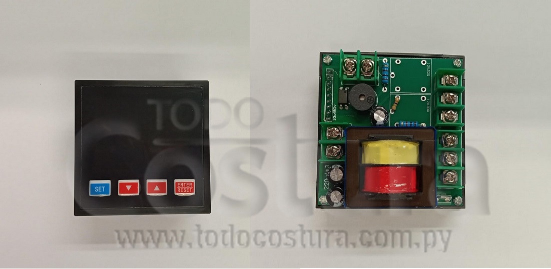 PANEL (CUADRADO) REGULADOR DE TEMPERATURA Y TIEMPO TRANSFER WILLPEX AA3-B (MODELO NUEVO)