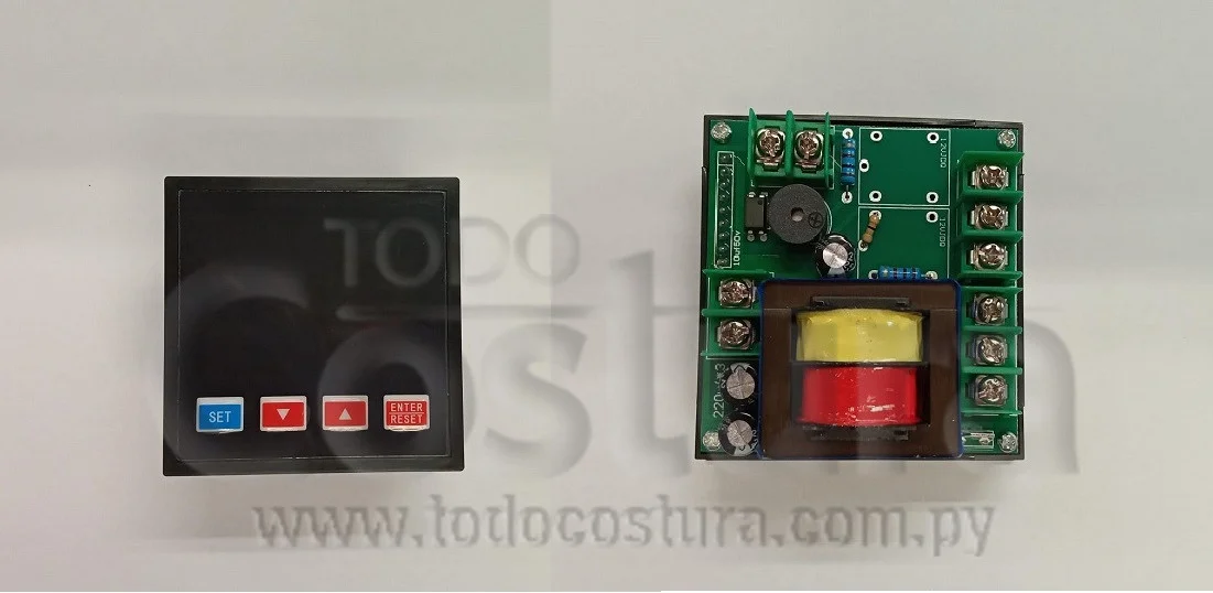 PANEL (CUADRADO) REGULADOR DE TEMPERATURA Y TIEMPO TRANSFER WILLPEX AA3-B (MODELO NUEVO)