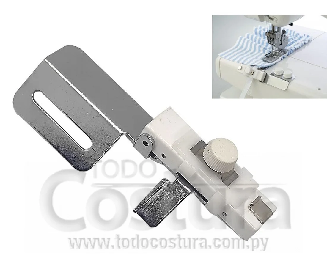 DOBLADILLADOR P/ FRUNCIR CON ELASTICO (0,9 A 1,3 CM - CON GUIA) COLLARETA JANOME 2000CPX