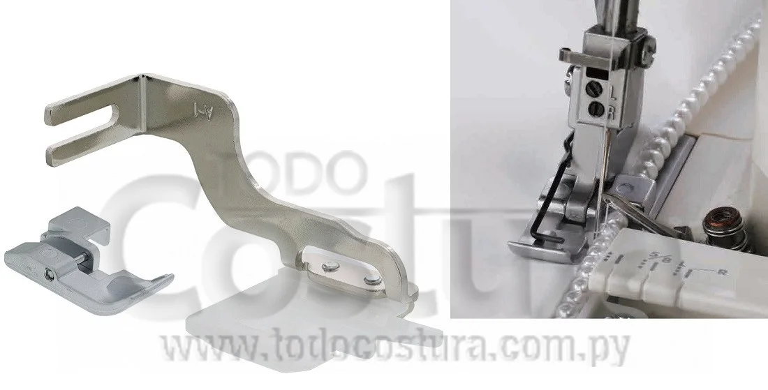 PRENSATELA PARA PERLAS (CON GUIA) OVERLOCK JANOME 744D / 8002D