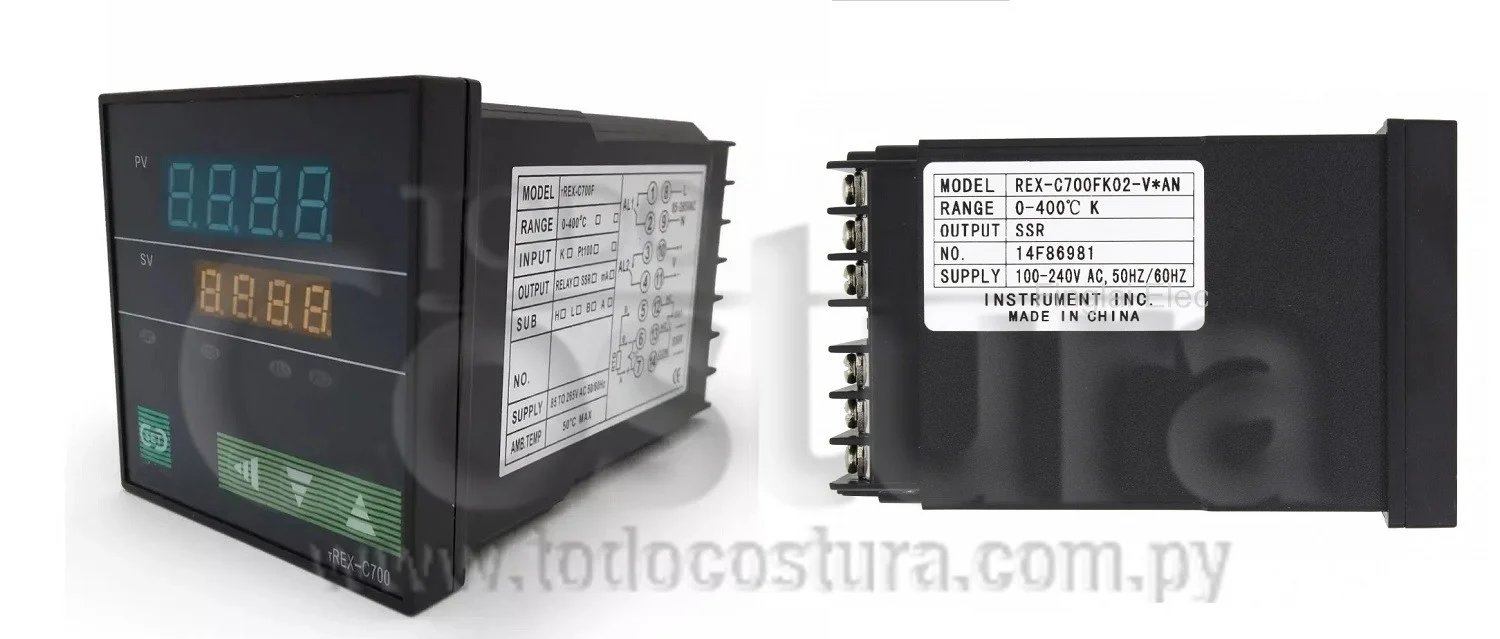 PANEL REGULADOR DE TEMPERATURA Y TIEMPO TRANSFER WEITEJIE WTJ-38
