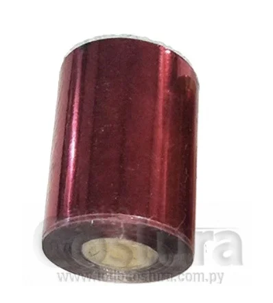 ETIQUETA FOIL ROJO (6CM X 90 METROS) P/ TRANSFER FOIL WILLPEX WP-8025